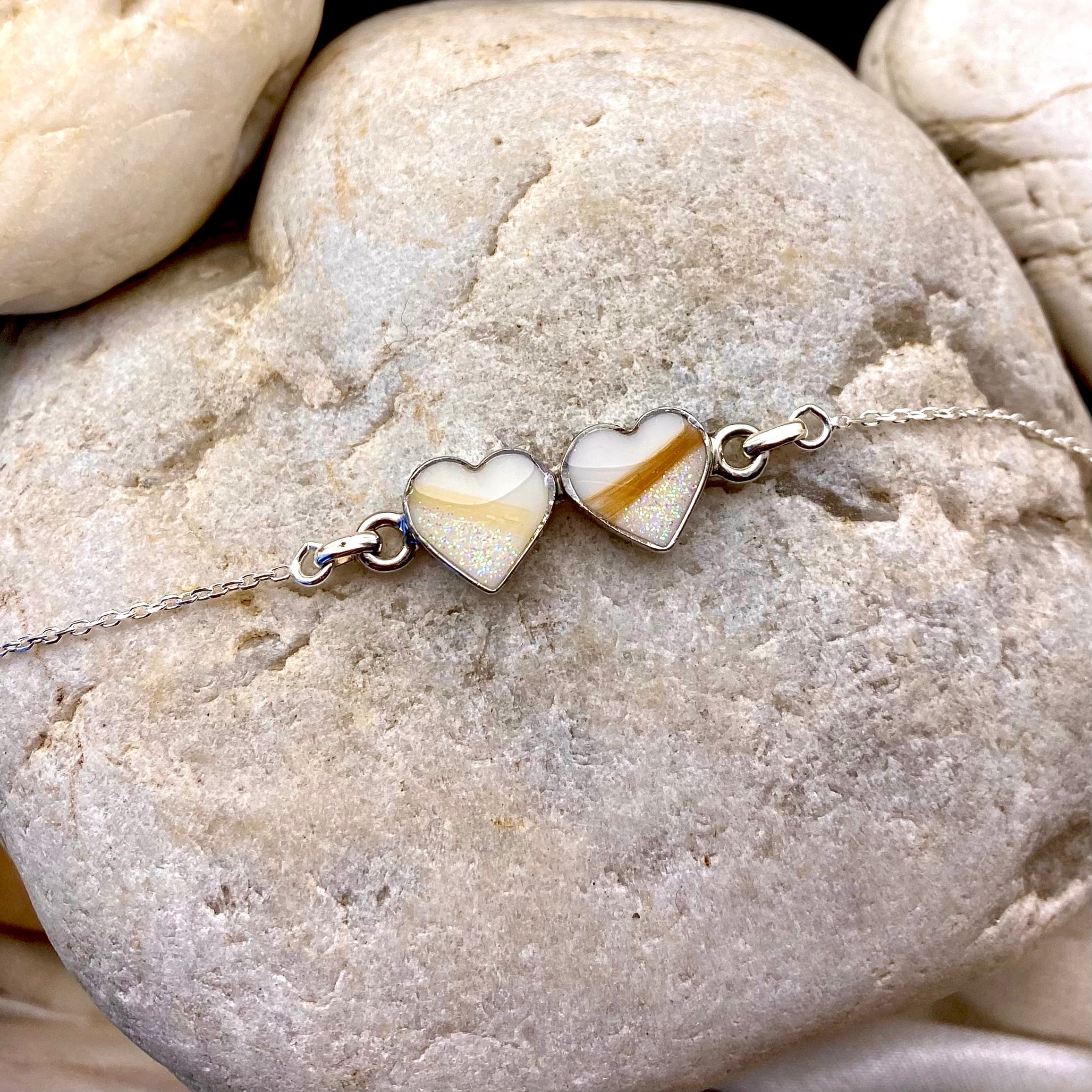 Bracelet Azénor 2 coeurs