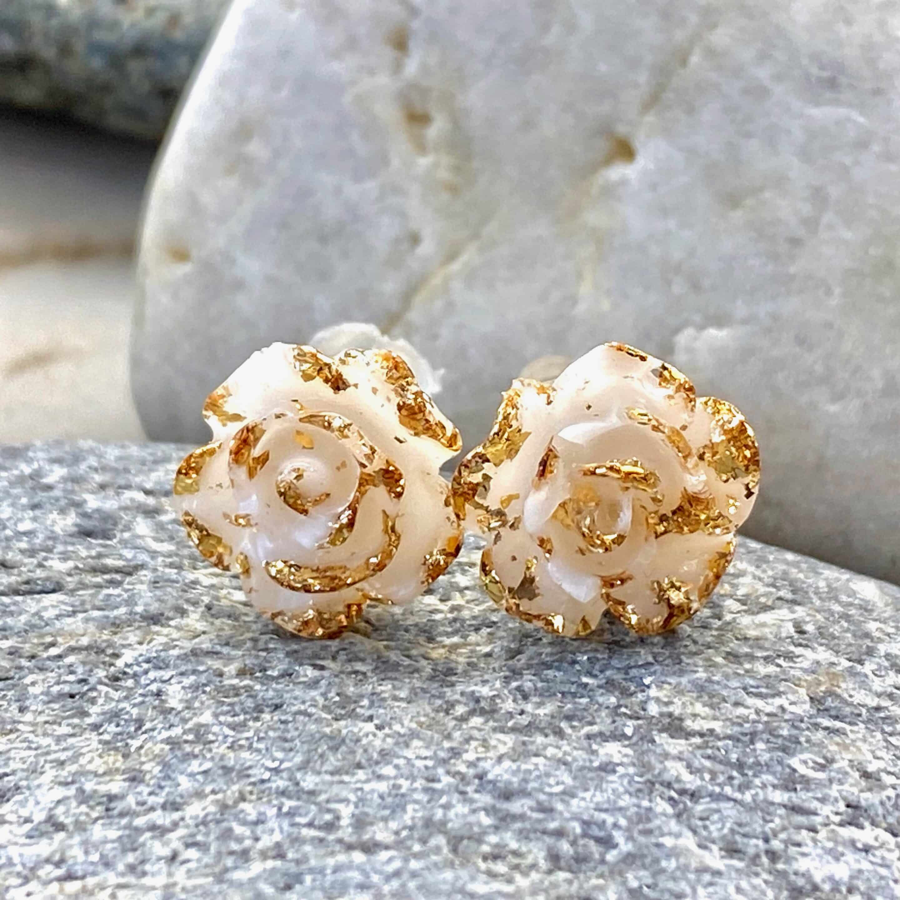 Boucles d'oreilles Rosy